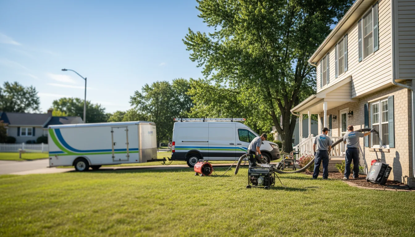 Flooded Basement Restoration And Cleanup With Repair in Wright, KS near me